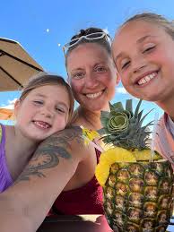 Koi frolicking by the waterfall at the Ala Moana Center pond.