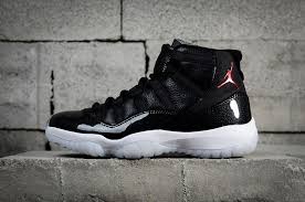Jordan 11 Retro Black Red White Nike Air Jordan 11 Retro Space Jam Black White Red 378037 002 Hot Sale