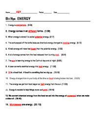 Energy production worksheet answer key created for the ntep ii program on behalf of the national renewable energy laboratory in golden colorado. Bill Nye Energy Video Guide Sheet By Jjms Teachers Pay Teachers