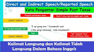 Begitulah kurang lebih model soal yang sering muncul mulai dari pengertian kalimat langsung, pengertian kalimat tidak langsung, ciri kalimat langsung, ciri kalimat tidak langsung, contoh kalimat. Direct And Indirect Speech Reported Speech Dalam Bahasa Inggris L Contoh Kalimat Dan Latihan Soal Youtube