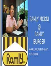 Dato haji ramly tidap melupakan orang yang di dalam kesusahan. Company Background Ramly Buger 2 0 Company Background 2 1 Ramly Burger Burger Ramly Developed By Dato Haji Ramly Bin Mokni And Datin Hjh Shala Course Hero