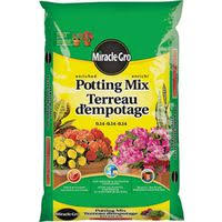 Miracle gro potting mix 1 cu. Lawn Fertilizer Bagged Goods