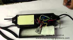 How To Replace The Switch In A Neon Sign Transformer Youtube