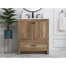 Shirk 30 Single Bathroom Vanity Set In 2020 Single Bathroom Vanity Oak Bathroom Vanity 30 Inch Bathroom Vanity