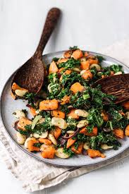 Butternut Squash Kale Butter Bean Pesto Salad Vegan Glutenfree Pesto Salad Butter Beans Pesto Salad Recipes