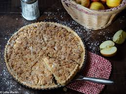 Tarte pommes rhubarbe rhubarbe pommes. Tarte Streusel Aux Pommes Alsacienne Infiniment Gourmande