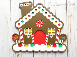 Download 3d Layered Christmas Gingerbread House Digital Cut File 919781 Cut Files Design Bundles PSD Mockup Templates
