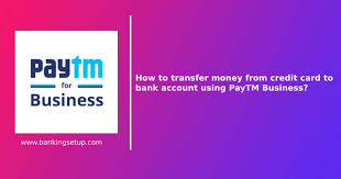 Most cards allow withdrawing cash from your credit cards. How To Transfer Money From Credit Card To Bank Account Using Paytm Business Banking Updates Debit Credit Internet Banking How To