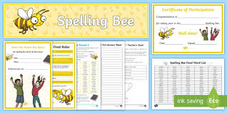 Check spelling or type a new query. Spelling Bee Worksheets Resource Pack Lks2 Teacher Made