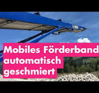 Mobiles Förderband automatisch geschmiert