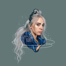 Billie Ellish Outline Instagram Drawing Billie Billie Eilish Celebrity Drawings