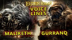 Elden Ring: Gurranq Beast Clergyman & Maliketh, the Black Blade Voice Lines  + Efforts - YouTube