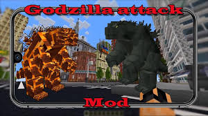 Descripción de big godzilla mod for mcpe. Godzilla Attack Mod For Minecraft Pe For Android Apk Download