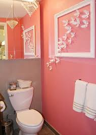 Madebygirl Meredith S Nyc Apartment Coral Bathroom Decor Bathroom Decor Colors Coral Bathroom