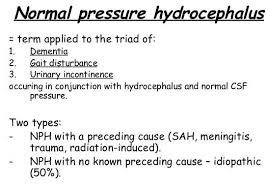 Image result for Normal Pressure Hydrocephalus