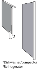 Builders surplus kitchen & bath cabinets carries an unbeatable selection of unfinished visit us today to buy unfinished lancaster alder kitchen cabinets to complete your design or renovation project. Refrigerator End Panel Unfinished Kitchen Cabinets
