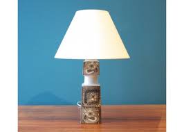 Tall Baca Table Lamp By Nils Thorsson For Royal Copenhagen And Fog Morup Table Lamp Lamp Royal Copenhagen