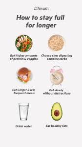 How To Stay Full Longer Lifesum Nutrition Labels Nutrition