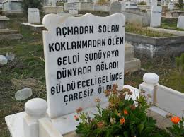 İşte o fantastik mezar taşlarından bir kaçı. Kabasakal Mezarligi Ndaki Mezar Taslarinda Ilginc Yazilar Son Dakika