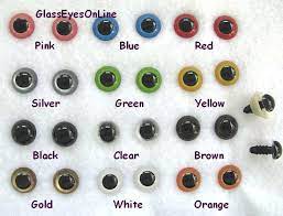 10 Pair Safety Eyes Cat Dragon Monster Craft Eyes Hand Painted Etsy Craft Eyes Monster Craft Color Mixing
