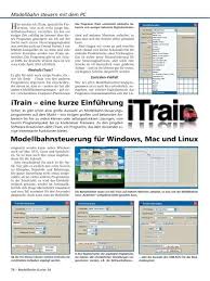 This is the first in a series of tutorial videos about using the itrain model railway automation software. Itrain Digital Pur