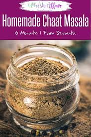 Homemade Chaat Masala Recipe Is One Of The Quintessential Indian Masala That You Could Make For Yourself Within Minutes And St Chaat Masala Masala Recipe Chaat