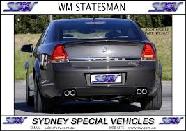 The epitome of modern automotive refinement. Rear Spoiler For Wm Statesman