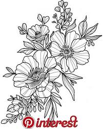 See more of desenhos para tattoos on facebook. Desenhos De Flores De 120 Modelos Tatuagens Ideias Desenhos De Flores Para Tatuagens Pinterest Flower Pattern Drawing Floral Drawing And Tat Flower Sketches Pattern Tattoo Lower Back Tattoos