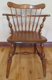 Ethan Allen Maple Comb Back Desk Chair I Have On Regular Chair And One That Swivels Chair Ethan Allen Furniture Desk Chair