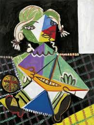 3rd grade picasso portrait art lesson. Pablo Picasso Kleines Madchen Mit Boot Maya 30 1 1938 Kunstkauf24