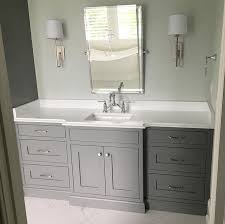 Love the look of painted cabinets? Sherwin Williams Sw 7067 Cityscape Grey Cabinet Paint Color Sherwin Williams Sw 7067 Bathroom Cabinet Colors Painting Bathroom Cabinets Bathroom Cabinets Diy