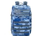 Ransel Perjalanan Ransel Taktis Militer Kustom Digital Angkatan Laut