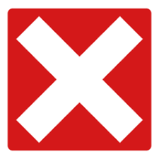 Bouton croix Emoji ❎