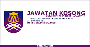 Maklumat kekosongan ini adalah seperti yang diiklankan. Iklan Jawatan Kosong Uitm Kampus Mukah Permohonan Online