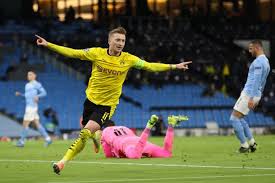 A figure of identification for the fanbase; Marco Reus And Borussia Dortmund Coach Send Second Leg Warnings To Man City Manchester Evening News