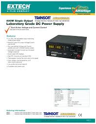 Extech Single Output Laboratory Grade DC Power Supply