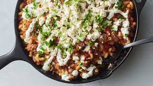 Skillet Pastitsio Recipe Dinner With Ground Beef Beef Dinner Beef Recipes For Dinner