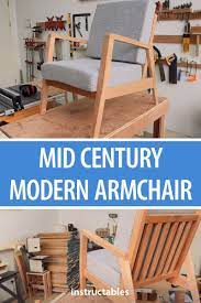 Curved back or a straight back for a more modern look. Making A Mid Century Modern Armchair Mid Century Modern Armchair Diy Furniture Plans Furniture Plans