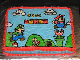 Perfect addition to your other super mario party ideas! Mario Cakes Decoration Ideas Little Birthday Cakes
