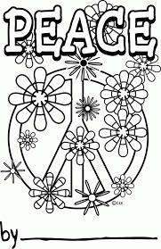 We have collected 38+ peace sign mandala coloring page images of various designs for you. Peace Sign Coloring Pages For Girls Coloring Home