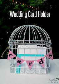 Birdcagewedding card holder extra large vintage look for a decorative repurposed bird cage, which is being used as a wedding card holder. Birdcage Wedding Card Holder Crafting In The Rain
