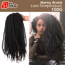 New fashion kanekalon marley hair. Crochet Marley Braids 10 Colors Soft Afro Marley Twist Hair 18 Inch Crotchet Synthetic Braiding Hair Silike Aliexpress