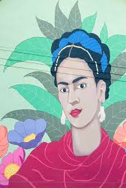 Wonderful mural of Frida Kahlo