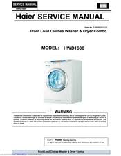 The whirlpool wfc8090gx has a great selection of smart technology such as app and wifi compatibility, but a limited warranty lets it down. Haier Hwd1600 Manuals Manualslib