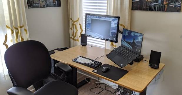 Work from home computer setup