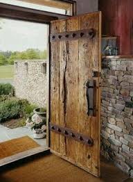 Rustic Reclaimed Barn Wood Door Wood Has So Much Character And Gets More Beautiful With Age Rustic Doors Beautiful Doors Rustic House