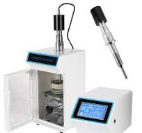 Portable High Frequency Handheld Ultrasonic Homogenizer - 120W Lab Mixer  With 8mm Probe (0.3-500ml) Handheld Sonicator Mixer