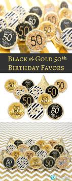 Glamorous Black And Gold 50th Birthday Party Decorations Black And Gold 50th Birthday Party Favor Stickers 180 Count 50th Birthday Party Favors 50th Birthday Party Decorations 50th Birthday Party