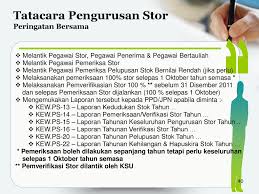 Tatacara pengurusan stor pendahuluan bab d pengeluaran bab b merekod stok bab c penyimpanan bab e pemeriksaan bab a penerimaan bab f keselamatan dan kebersihan 14 bab g pelupusan bab h kehilangan dan hapuskira 15. Tatacara Pengurusan Stor Kerajaan Ppt Download