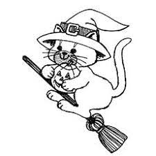 Use the download button to see the full image. Top 25 Free Printable Halloween Cat Coloring Pages Online